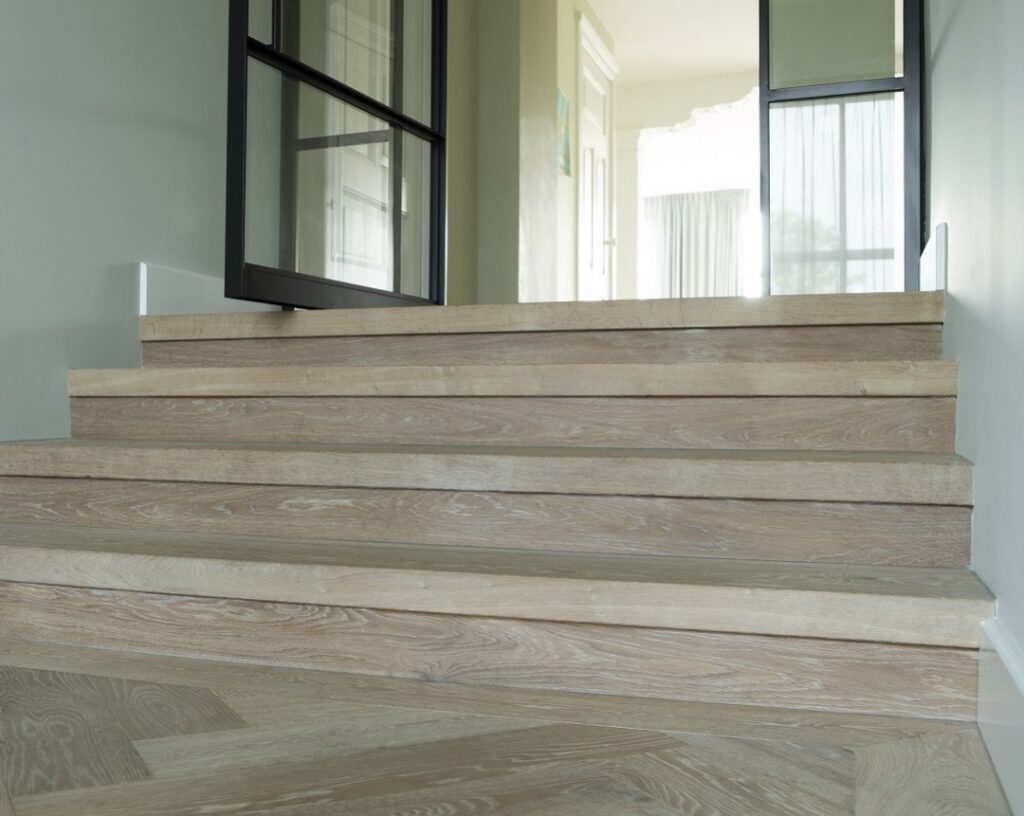 wooden staircase